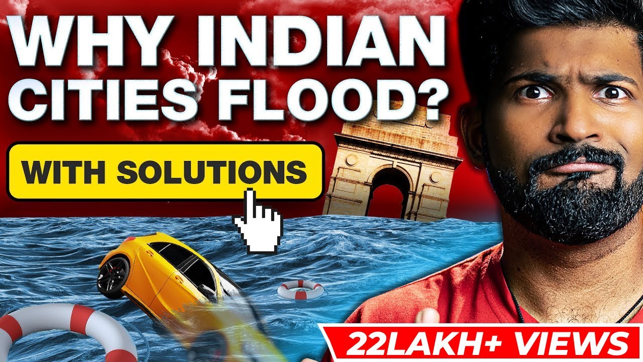Why does INDIA flood so easily – Indian URBAN floods explained with solutions by Abhi and Niyu