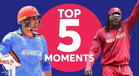 Gayle Nabi – Afghanistan vs West Indies – Top 5 Moments – ICC Cricket World Cup 2019