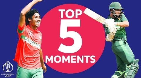 Mustafizur Imam – Pakistan v Bangladesh – Top 5 Moments – ICC Cricket World Cup 2019