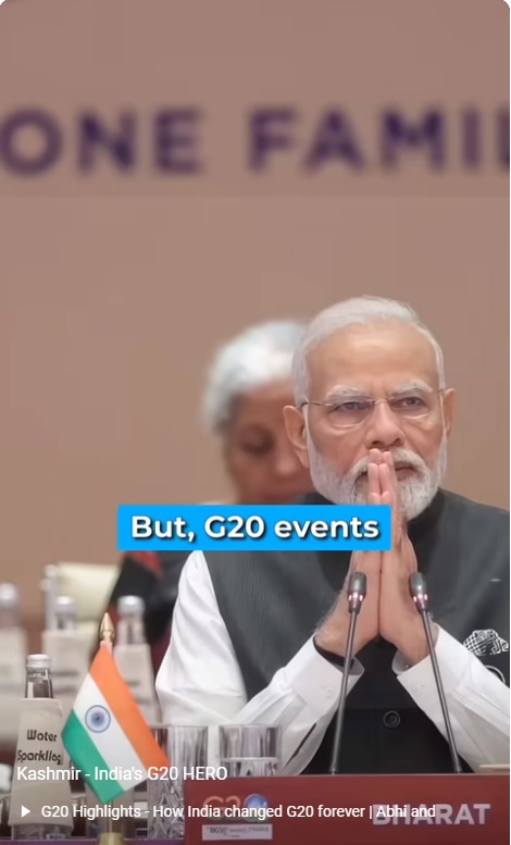 Kashmir – India’s G20 HERO